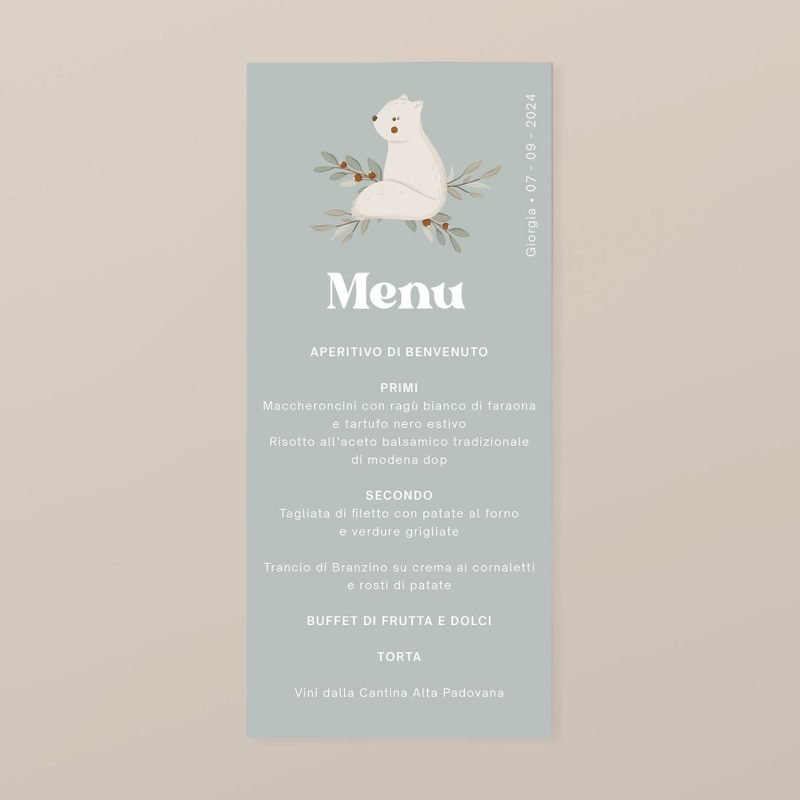 Forest menu
