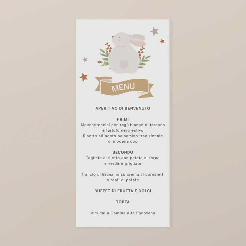 Menu giardino