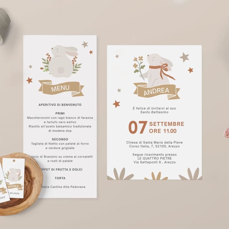 Menu giardino