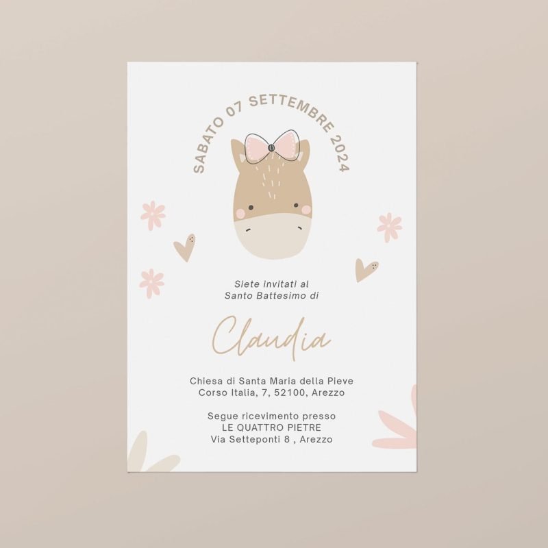 Flower invitation