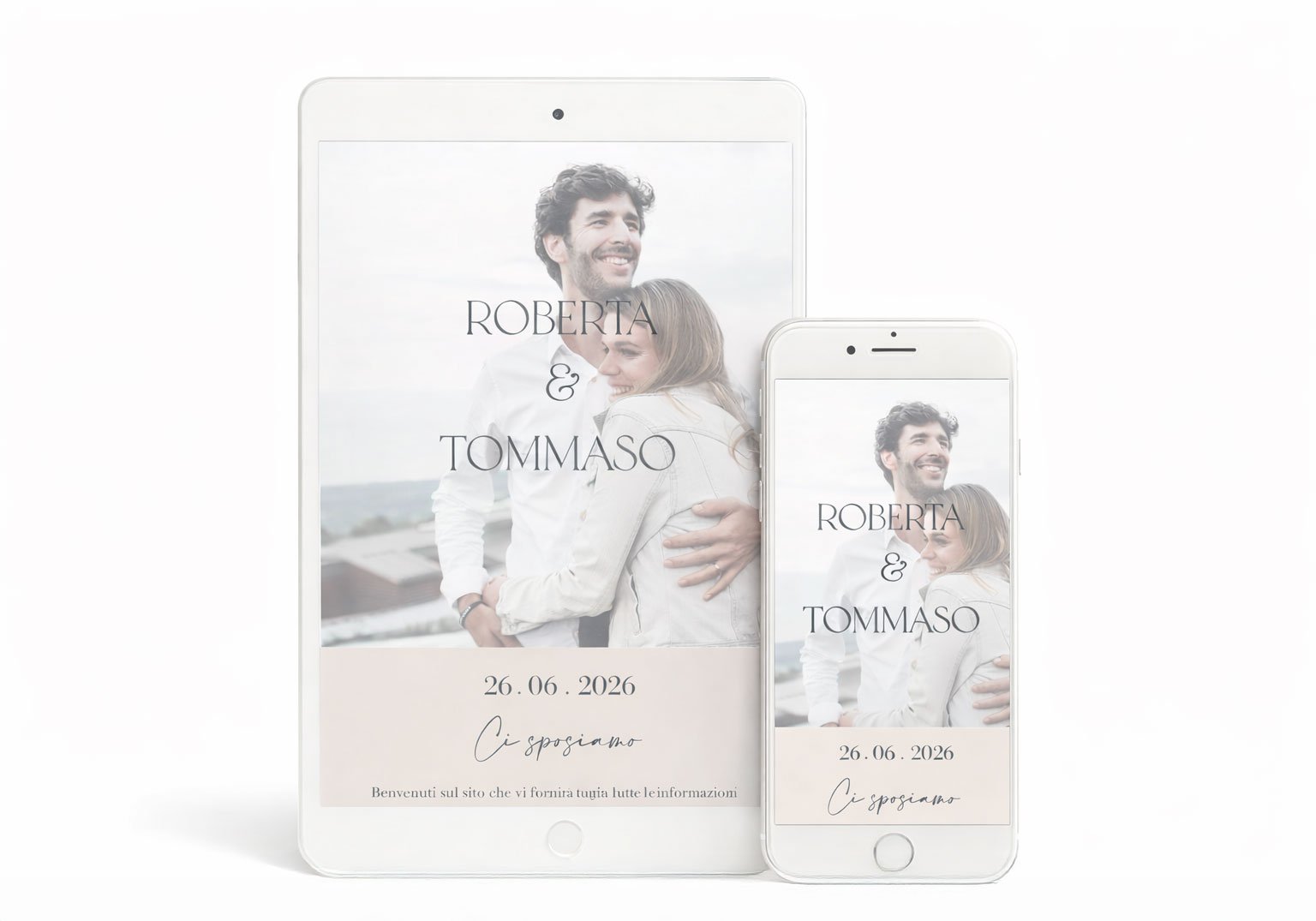 Wedding invitation website, graphic invitations