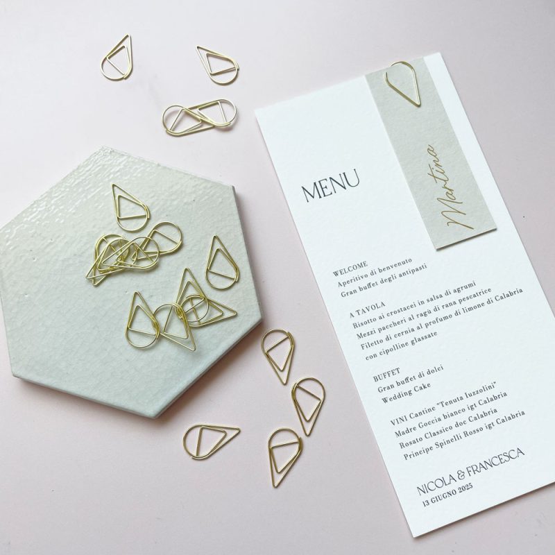 Graffette goccia Oro