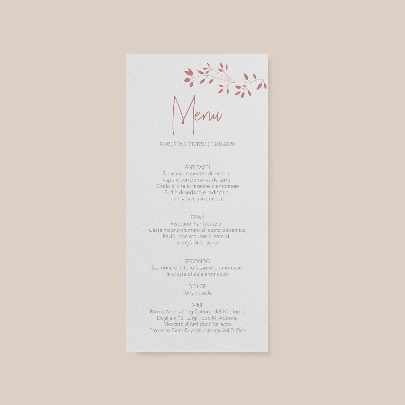 modello matera partecipazioni matrimonio invito romantico delicato wedding suite coordinati grafici menu singolo
