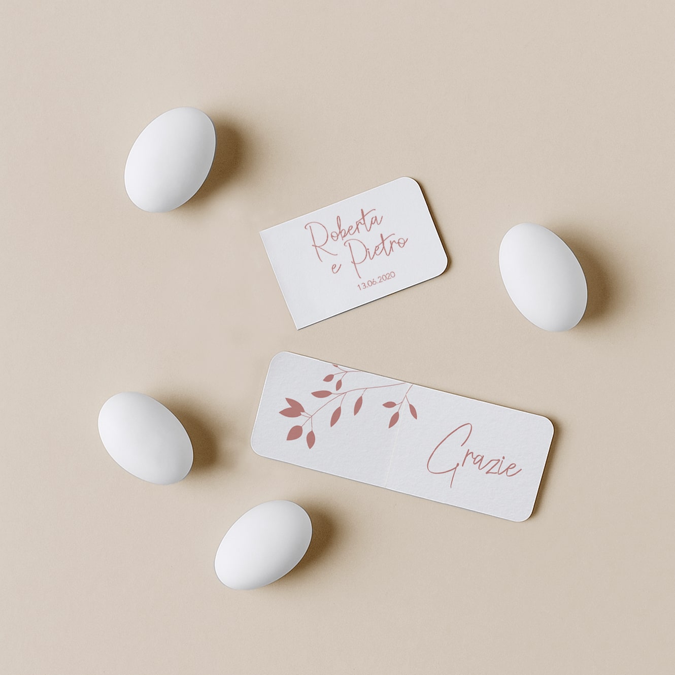 modello matera partecipazioni matrimonio invito romantico delicato wedding suite coordinati grafici tag rettangolare confetti