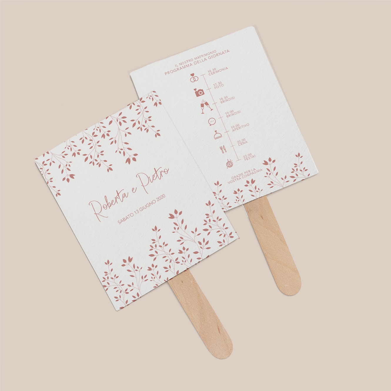 modello matera partecipazioni matrimonio invito romantico delicato wedding suite coordinati grafici ventaglio programma
